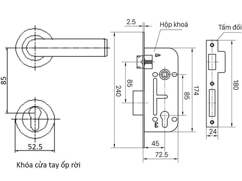 BVKT kh&oacute;a cửa Việt Tiệp 04084