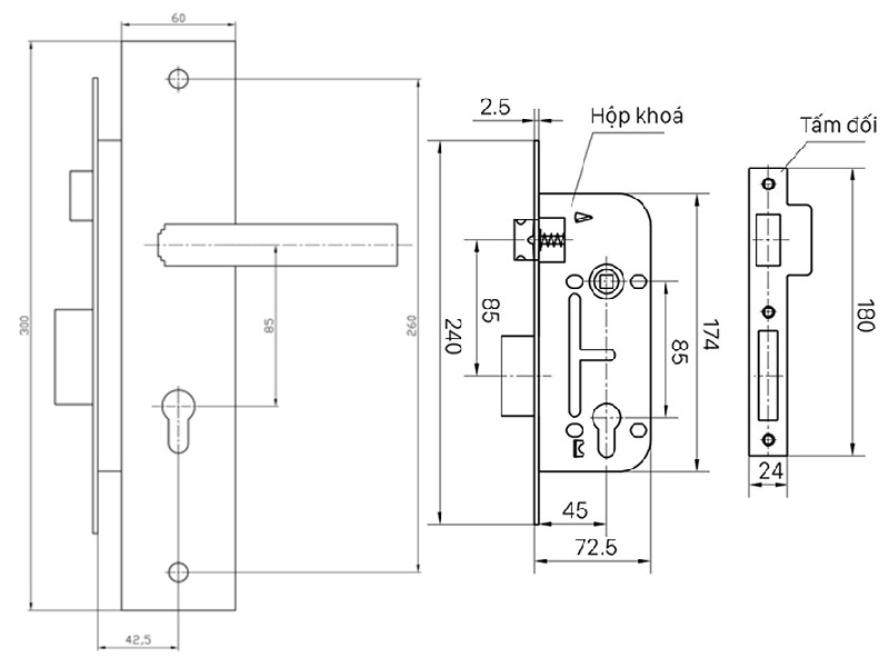 BVKT kh&oacute;a cửa Việt Tiệp 04185