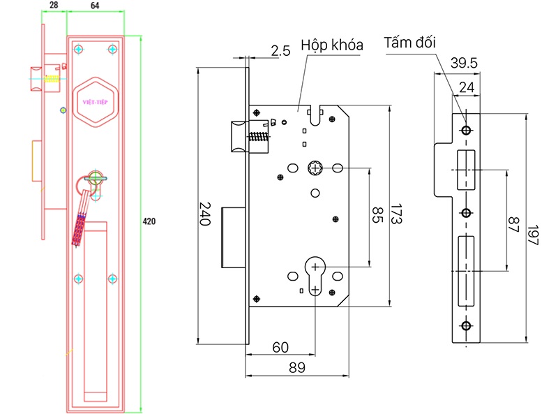 BVKT kh&oacute;a cửa Việt Tiệp 04292