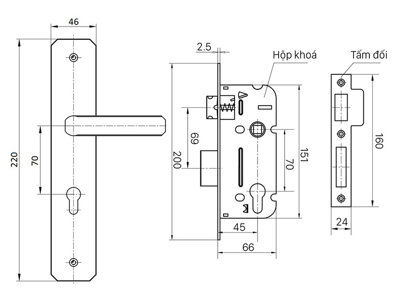 BVKT kh&oacute;a cửa Việt Tiệp 04325