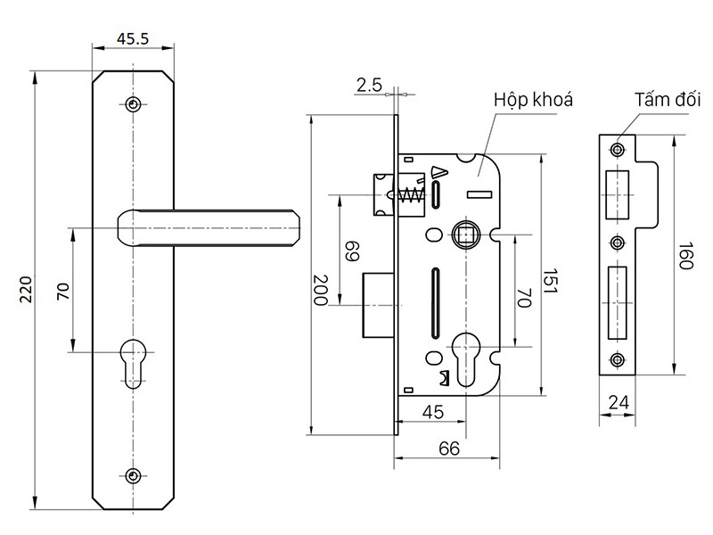 BVKT kh&oacute;a cửa Việt Tiệp 04475