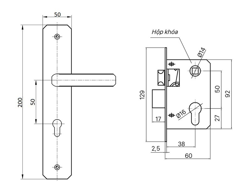 BVKT kh&oacute;a cửa Việt Tiệp 04508