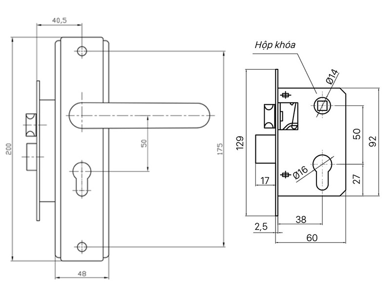 BVKT kh&oacute;a cửa Việt Tiệp 04513