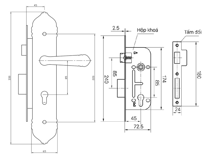 BVKT kh&oacute;a cửa Việt Tiệp 04941