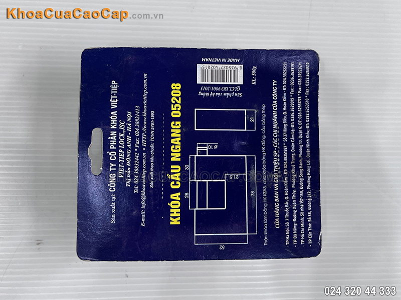 Kh&oacute;a cầu ngang bằng Việt Tiệp 05208 - ảnh 5