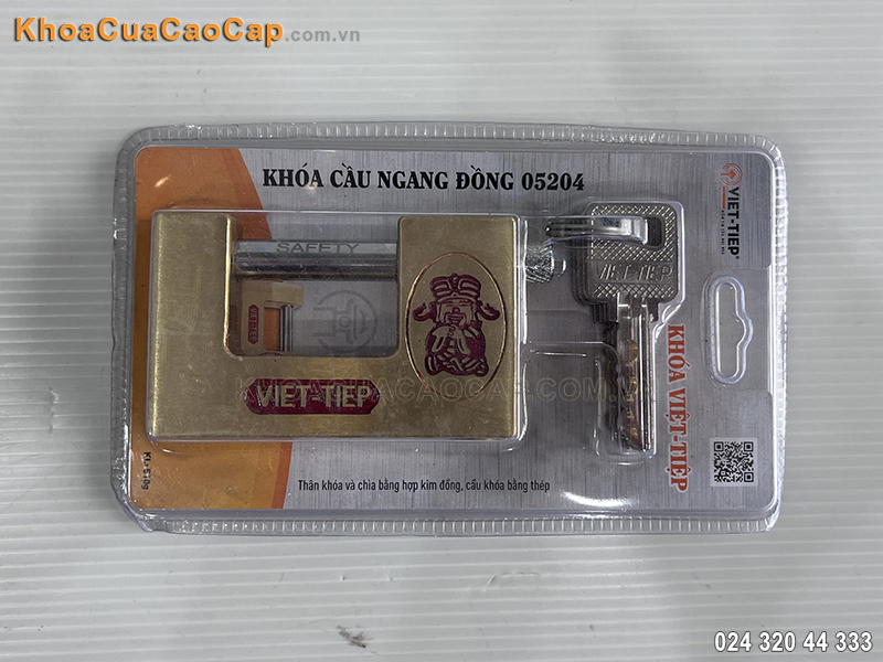 Khóa cầu ngang đồng Việt Tiệp 05204
