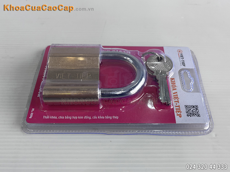 Kh&oacute;a m&oacute;c treo bằng đồng Việt Tiệp 0163M - ảnh 1