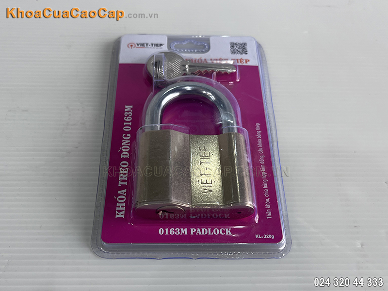 Kh&oacute;a m&oacute;c treo bằng đồng Việt Tiệp 0163M - ảnh 4