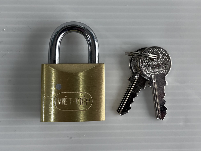 Khóa treo đồng bấm cỡ nhỏ 01280