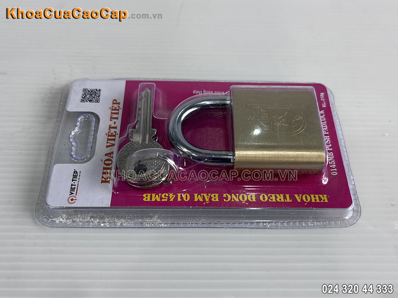 Kh&oacute;a treo đồng bấm Việt Tiệp 0145MB - ảnh 1