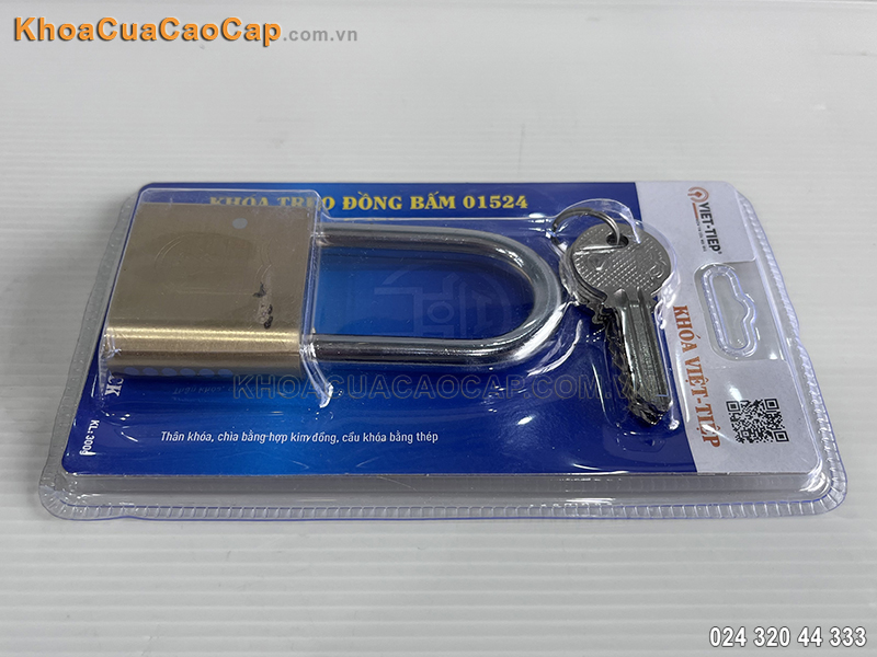 Kh&oacute;a treo đồng bấm Việt Tiệp 01524 - ảnh 1